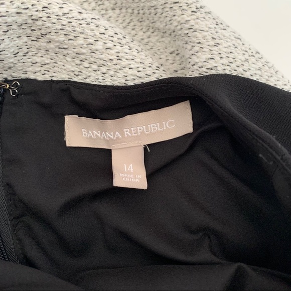 BANANA REPUBLIC Tweed Sheath Sleeveless Dress 14 - Picture 4 of 15